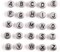 1000pcs Silver Letter Beads for Bracelets, 4x7mm Black Alphabet A-Z Beads Friendship Bracelets Jewelry Making Kit for Teen Girl Gifts